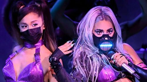 ariana grande lady gaga vmas 2020