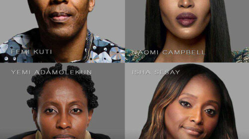 Naomi Campbell In Endsars Conversation With Femi Kuti, Isha Sesay, Yemi Adamolekun On 'No Filter With Naomi'.