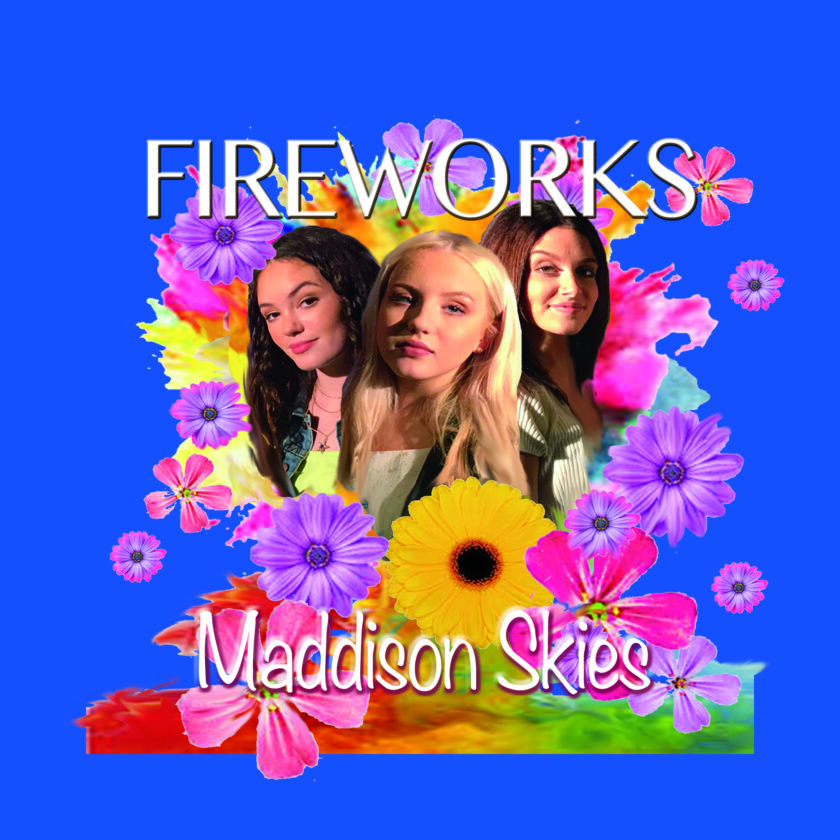 Maddison Skies – Fireworks Fireworks Cover whitetext