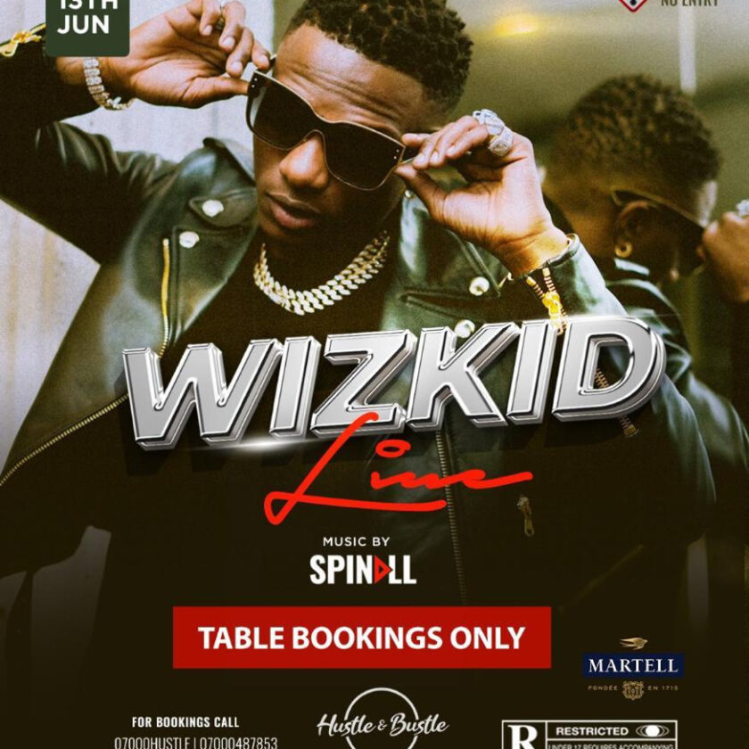 Wizkid Live At Hustle & Bustle This Sunday