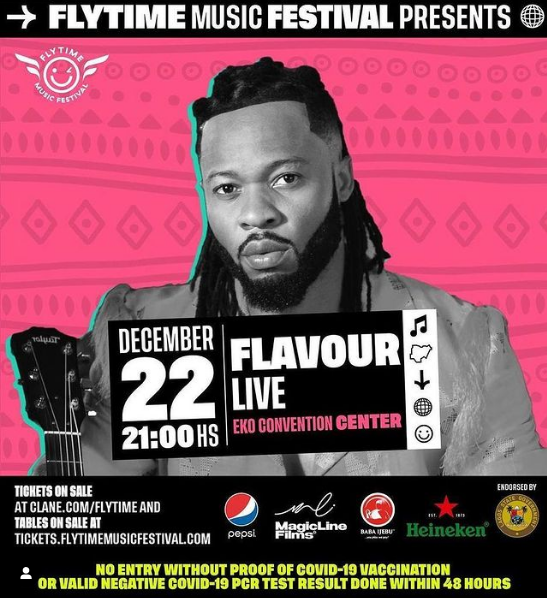 Nigerian Singer Flavour Announces Headline Concert - Spinex Music