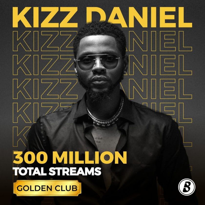 Kizz Daniel Breaks Record as Most Streamed Artist on Boomplay With 300M Total Streams