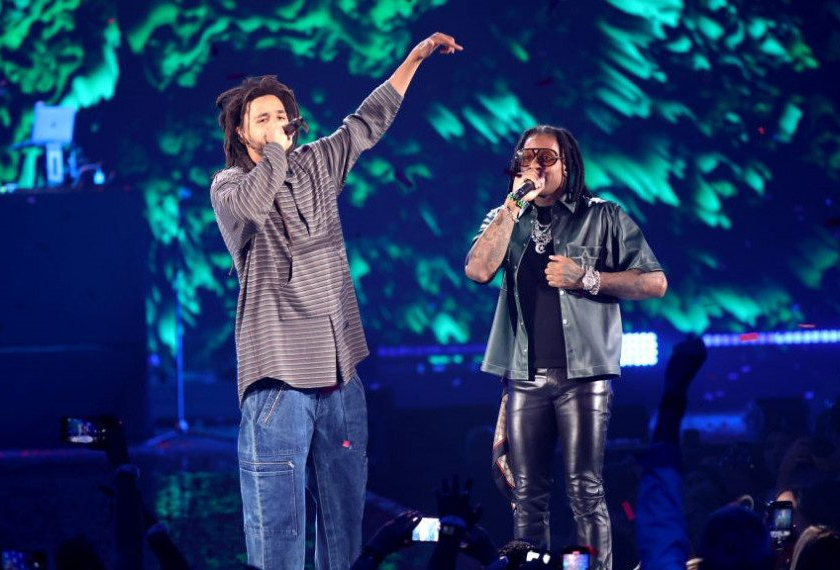 J. Cole & Lil Durk Performs "All My Life" at iHeartRadio Music Festival 52 image 45