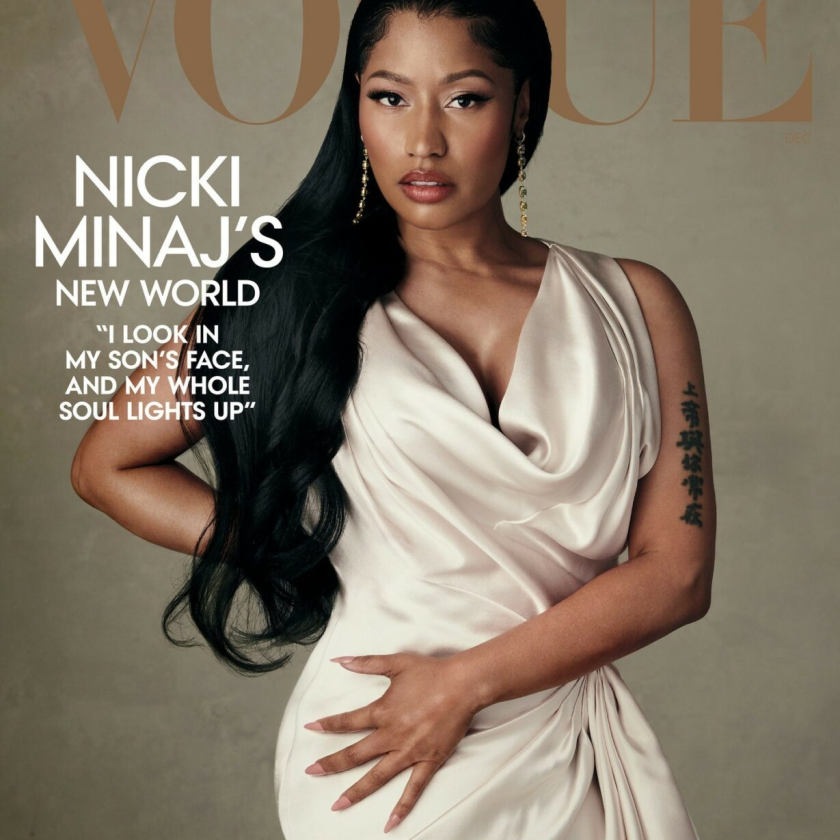 Nicki Minaj Shines on Vogue’s Latest Cover: A Candid Conversation on Motherhood and Music