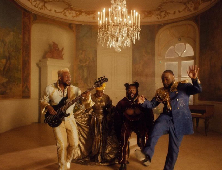 Davido Unveils Music Video For "Na Money" Featuring Angelique Kidjo, The Cavemen