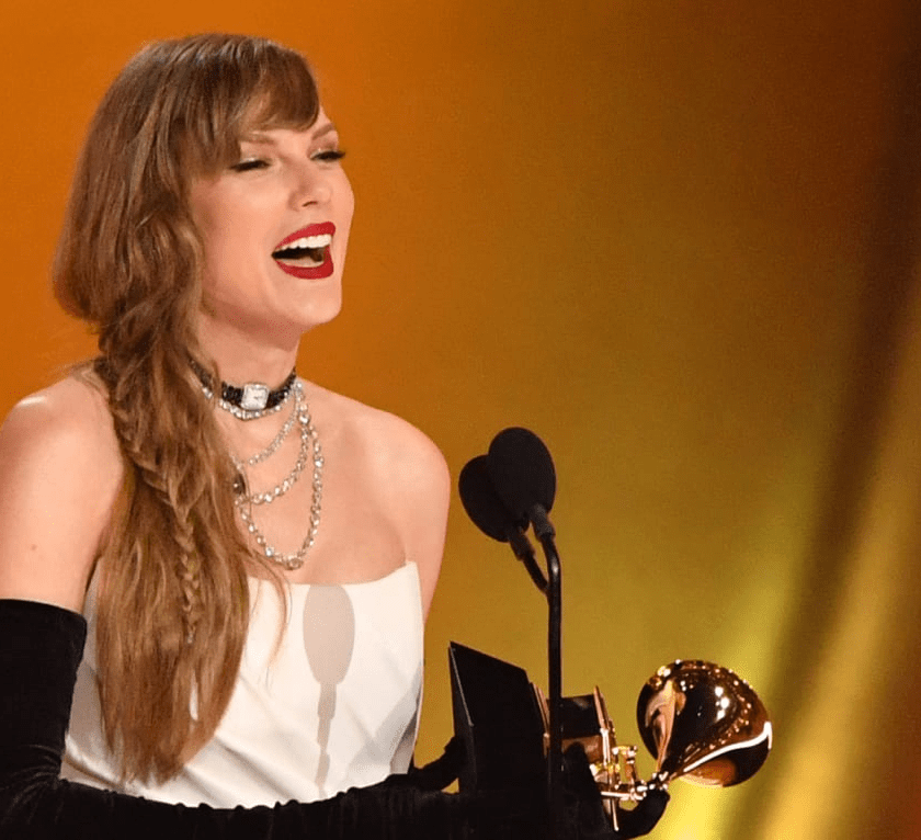 Taylor Swift Makes Grammy History with Fourth Album of the Year Win