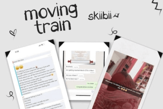 Artwork of moving train by Skiibii