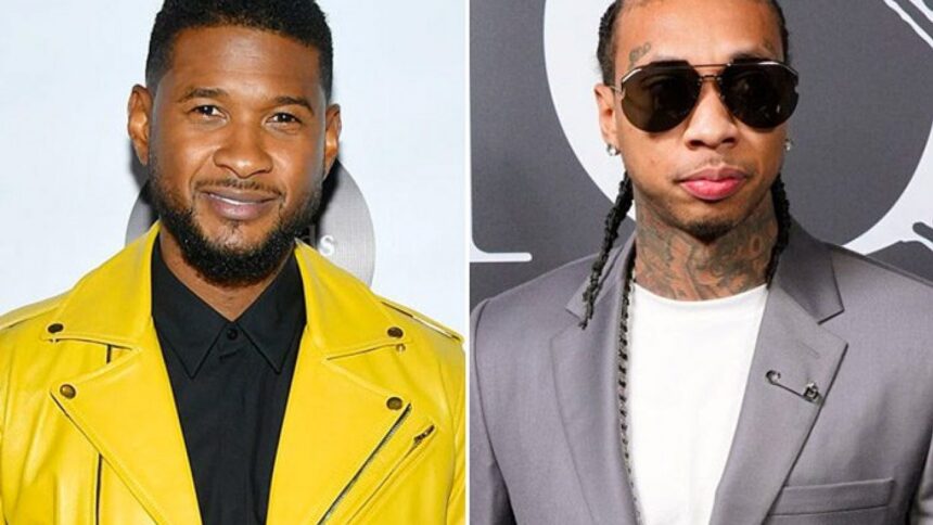 Artwork of california by Usher and Tyga