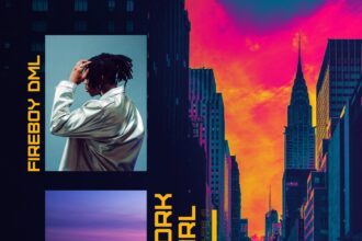 beautiful artwork for the song new york city by fireboy