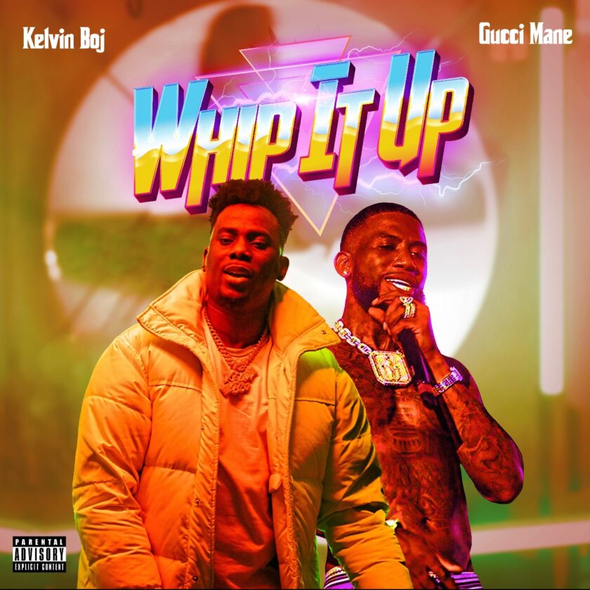 Kelvin Boj Ft Gucci Mane – Whip It Up Cover art for "Whip It Up" album by Kelvin Boj with Gucci Mane.