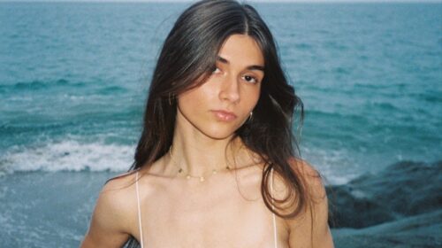 Artwork of dancing in the sand by Pilar Victoria