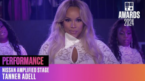 Tanner Adlell Perfromming at BET