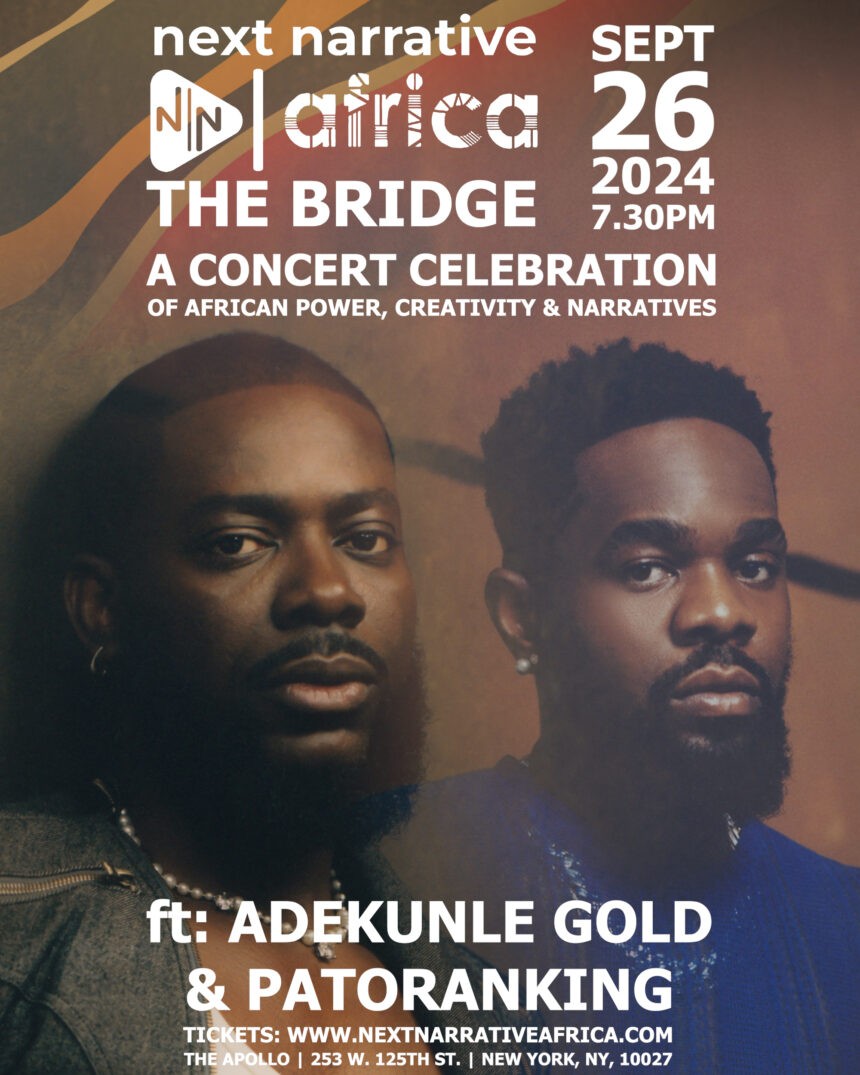 Adekunle Gold and Patoranking to Headline Next Narrative Africa