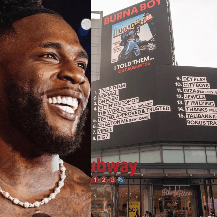 Burna Boy Unveils Tracklist for New Album “I Told Them” 52 Burna Boy I Told Them
