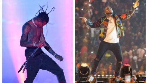 Travis Scott Brought Out Davido At 02 Arena