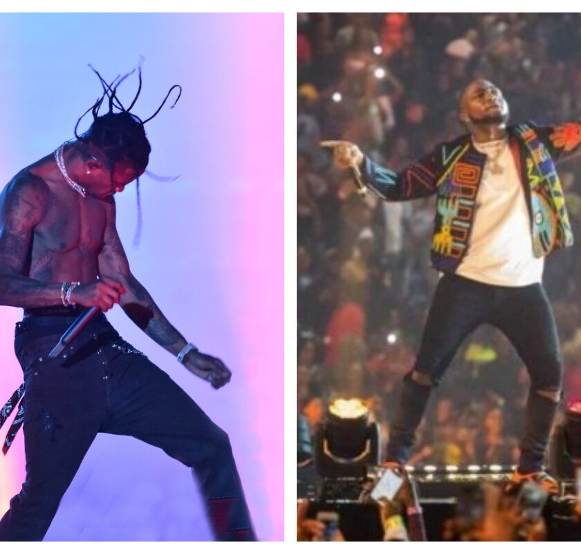 Travis Scott Brought Out Davido At 02 Arena