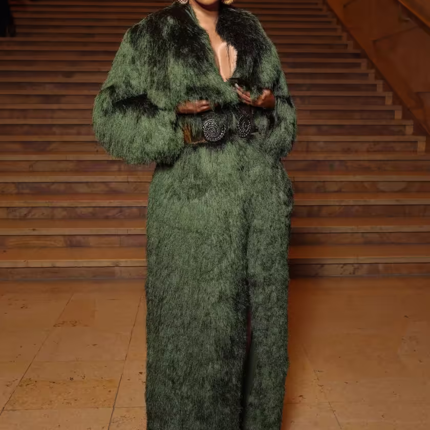 Cardi B Stuns in Gold at Rabanne’s SS25 Show During Paris Fashion Week 53 CARDI B