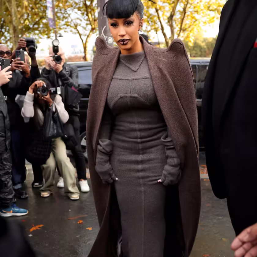 Cardi B Stuns in Gold at Rabanne’s SS25 Show During Paris Fashion Week 52 CARDI B