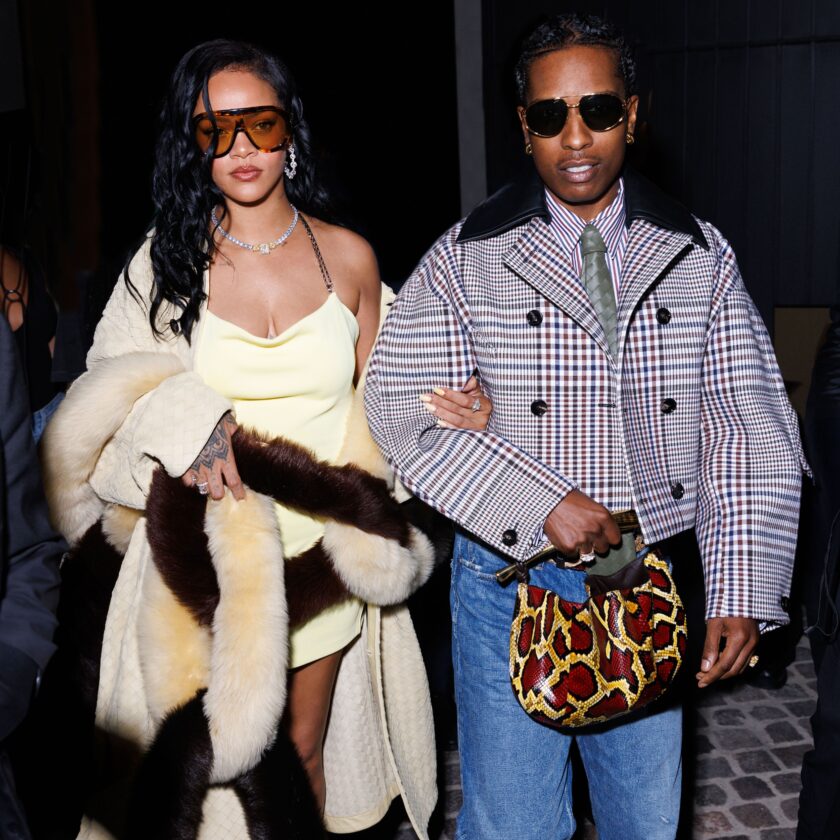 Rihanna and A$AP Rocky Dazzle at Bottega Veneta After-Party Rihanna and A$AP Rocky Dazzle at Bottega Veneta After Party