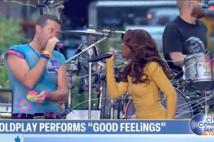 Ayra Starr Performs with Coldplay on The Today Show