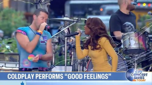 Ayra Starr Performs with Coldplay on The Today Show