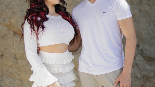 Finally Iz & Rex in white