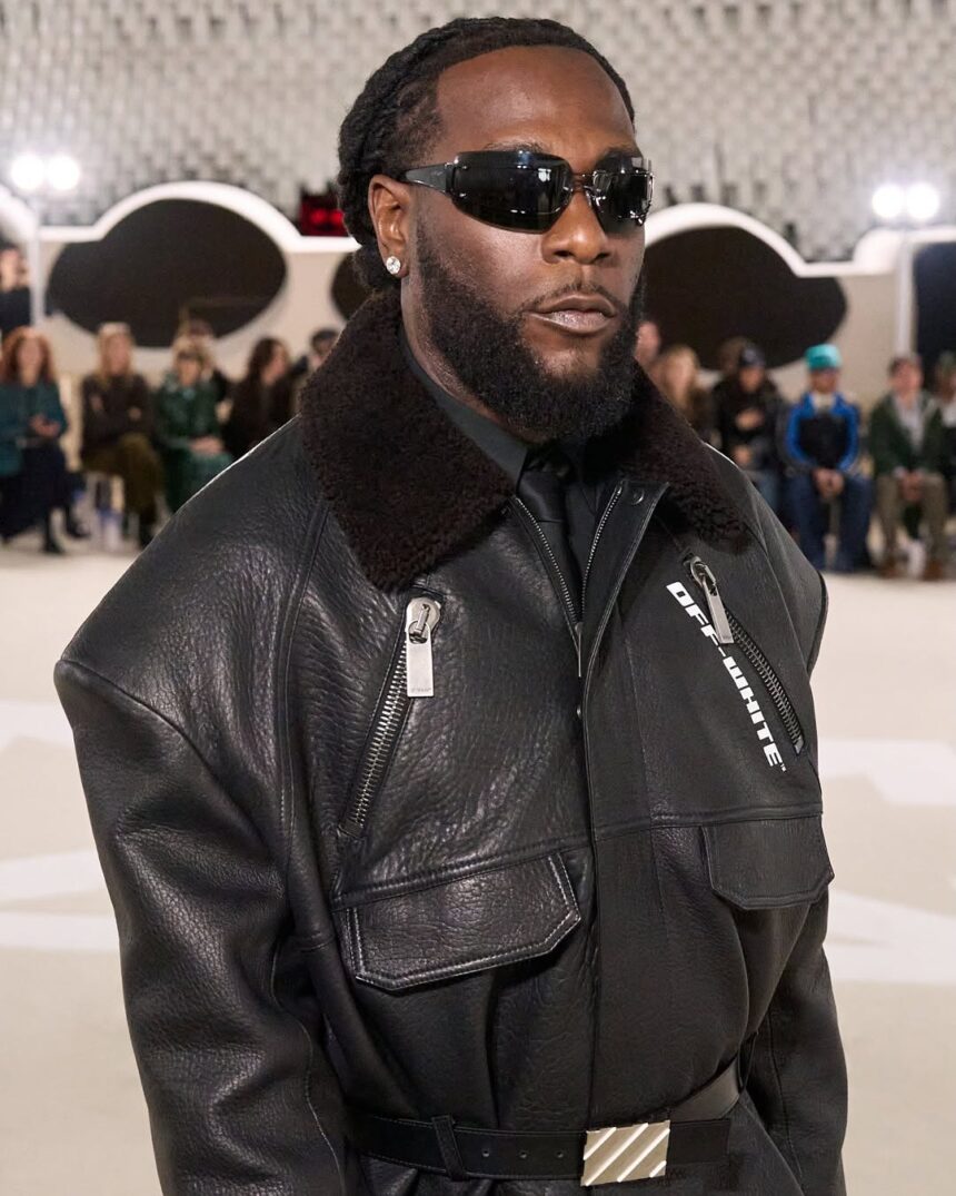 Burna Boy Takes Over the Runway at Paris Fashion Week