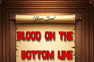 Rocker Aaron Marlowe Blood On The Bottom Line