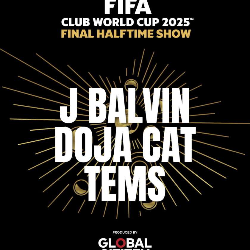 FIFA CWC 2025 halftime show admat poster