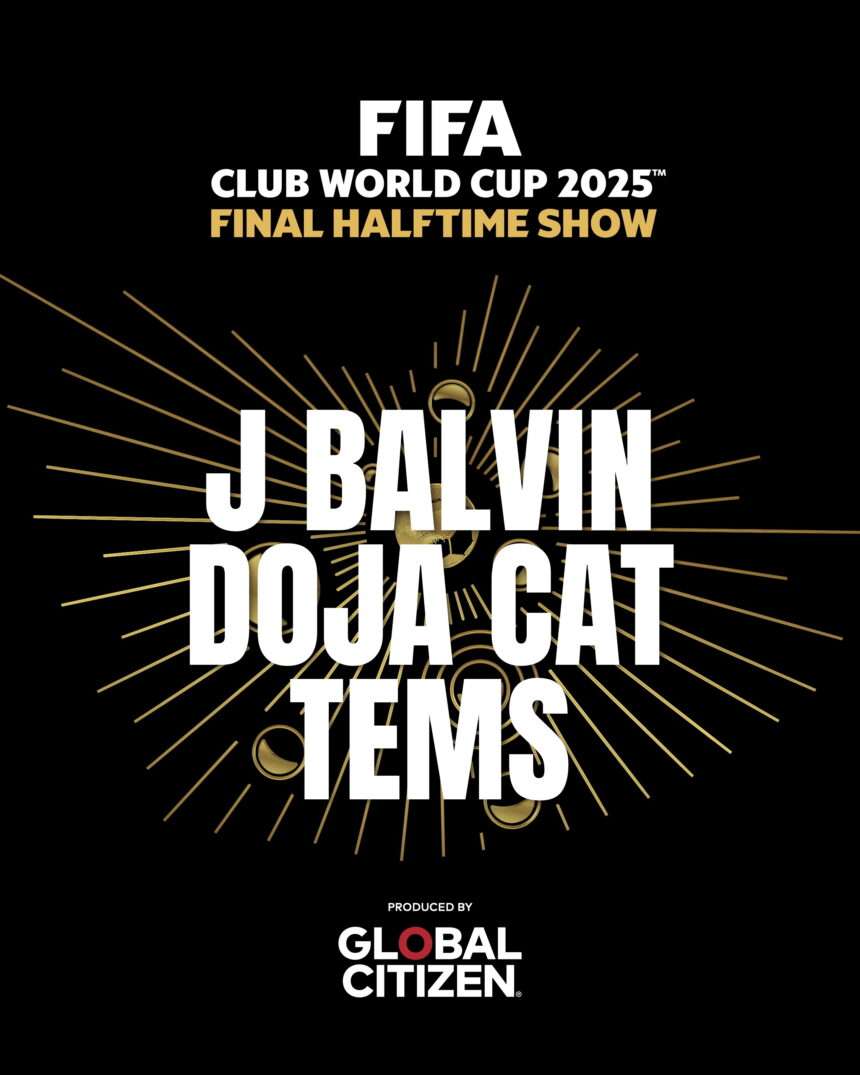 FIFA CWC 2025 halftime show admat poster