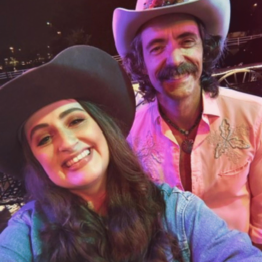 Megan Barker and Zane Williams