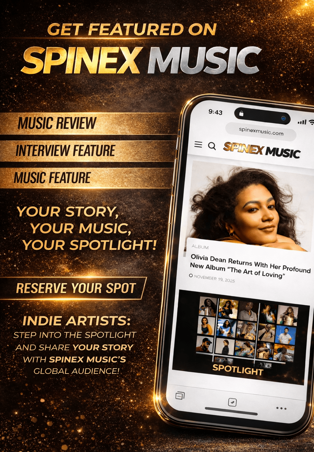 spinex feature artwork