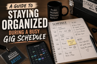 A Guide To Staying Organized During A Busy Gig Schedule