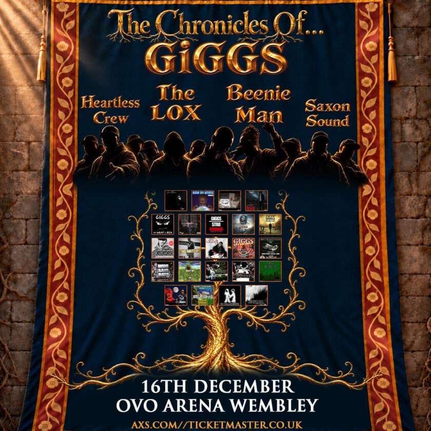 GIGGS ANNOUNCES ‘THE CHRONICLES OF’ — A LANDMARK LIVE CELEBRATION AT OVO ARENA WEMBLEY GIGGS nTHE CHRONICLES OF